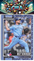 2026 Topps #569 Max Scherzer Team Color Border