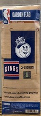 SACRAMENTO KINGS ROY AL MASCOT 12&Prime;X18&Prime; 2 SIDED GARDEN FLAG NEW WINCRAFT 👀