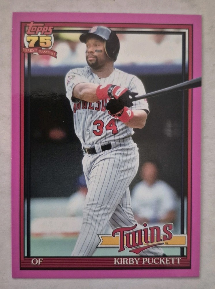 Kirby Puckett | 2026 Topps Series 1 – 1991 Topps Baseball #T91-94 Pink