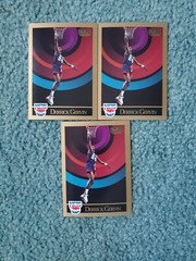 Derrick Gervin Basketball Rookie Card Lot of approx 3 cards