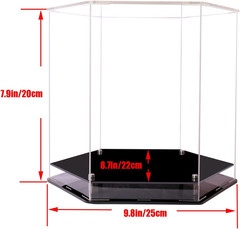 Clear Hat Display Case，Hat Display Case for Baseball，Baseball Football Cap Displ