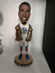 Golden State Warriors 2017 NBA Champions Replica Ring , Trophy And Bobbleheads