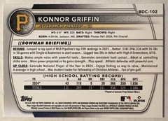 2025 Bowman Draft #BDC-102 Chrome X-Fractor Konnor Griffin