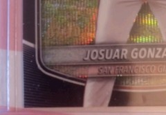 Josuar Gonzalez 2025 Bowman Chrome Black Wave Refractor 1st Prospect /10