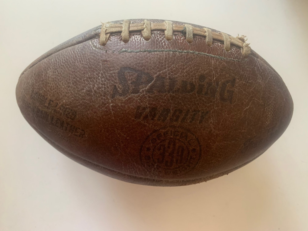 Vintage Spalding Varsity Fran Tarkenton Official Size Weight Leather Football