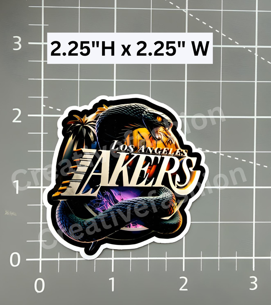 NEW LA Lakers Black Mamba NBA Basketball Team Vinyl Sticker #1