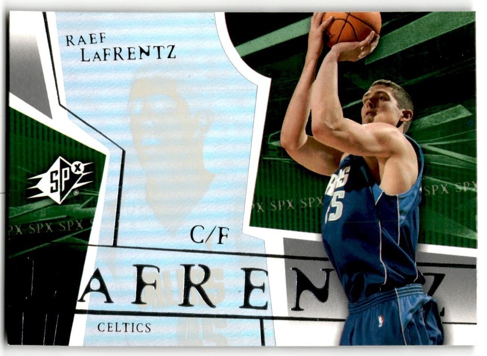 2002-03 Upper Deck UD Exclusives Raef LaFrentz Dallas Mavericks #28
