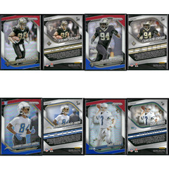 2025 Panini 25 Card Lot, Red, White, and Blue-Red/Green Flash-Silver-White Disco