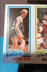 1980-81 Topps Magic J L Bird DR. J 139-174-34 RC Rookie