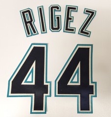Seattle Mariners home white MLB jersey lettering kit ANY NAME/ANY NUMBER