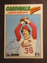 1977 Topps John Denny #541 Cardinals NM/MT (Inv#DR320)