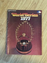 1977 World Series Official Program NY Yankees v LA Dodgers MLB Vintage