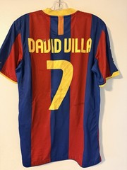 2010-2011 FC Barcelona JERSEY David Villa SIZE Medium, 382354-486