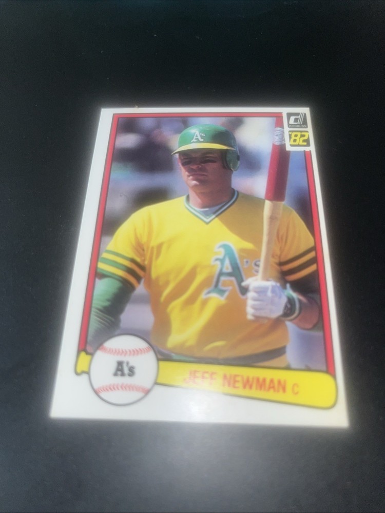 Jeff Newman 1982 Donruss #517 Oakland Athletics Baseball Card