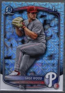 2025 Bowman Draft #BDC-4 Gage Wood Chrome Mojo Refractor