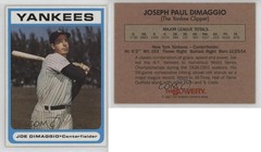 1987 Bowery Bank Joe DiMaggio Joe DiMaggio HOF 2jq