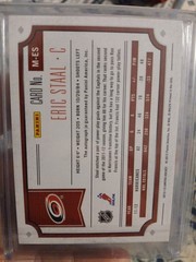 2012-13 Panini Limited Monikers Patch Signatures Eric Staal #M-ES #3/5 (AU) RARE