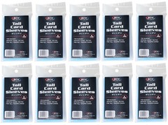 1000 BCW Tall Soft Card Sleeves New Basketball Card Sport Widevision Gameday 3×5