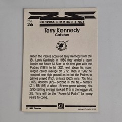 Terry Kennedy Padres 1983 Donruss Diamond Kings #26