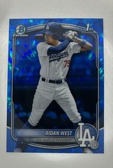 2025 Bowman Chrome Saphire Aidan West 1st