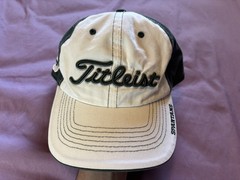 Titleist Michigan State Spartans Hat White Green Strap Back Golf Cap 47 NCAA