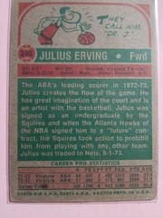 1973-74 Topps – ABA All-Stars Julius Erving #240