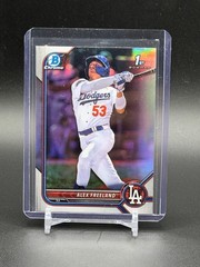 Alex Freeland 2022 1st Bowman Draft Chrome Refractor BDC-194 LA Dodgers