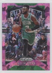 2019-20 Panini Prizm Pink Ice Prizm Jaylen Brown #40 10ow