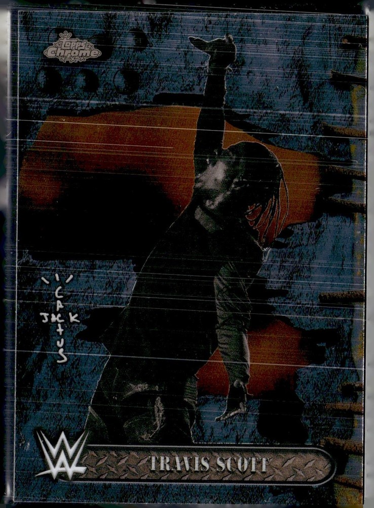 2025 Topps Chrome WWE x Cactus Jack #100 Travis Scott
