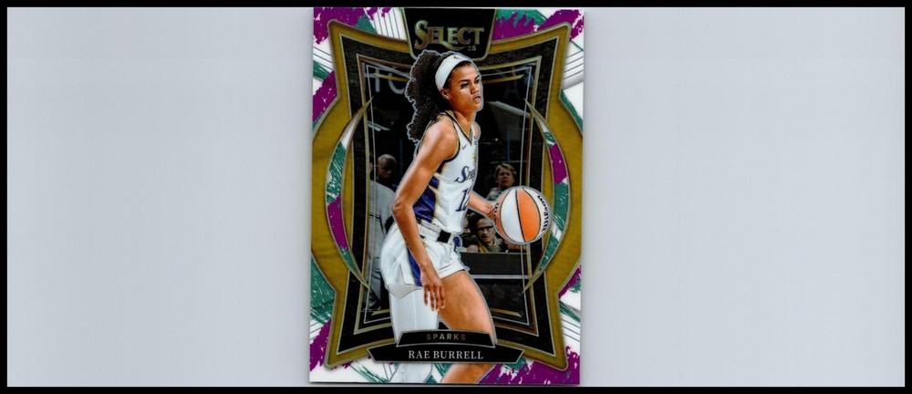 2025 Panini Select WNBA #46 Rae Burrell Jazz Prizms