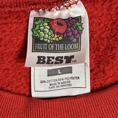 Vintage Iowa State Cyclones Sweatshirt Adult Sz L Red Fruit Of The Loom Stitched