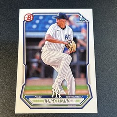 Henry Lalane 2026 Bowman Chrome 1st Mojo Refractor + Base RC Yankees (2)