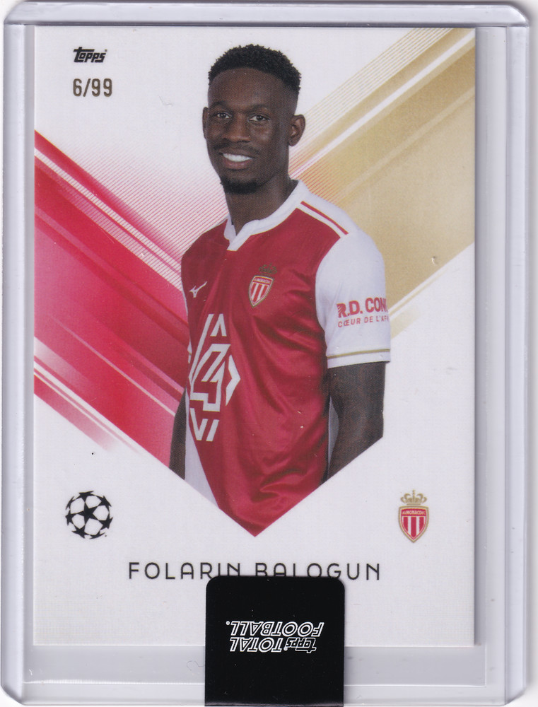 2025-26 Topps Total Football Folarin Balogun /99 USNMT #1990 COLOR MATCH