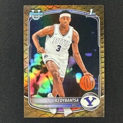 AJ DYBANTSA – 2025-26 Bowman Chrome 1st Bowman Reptilian Refractor #BCP-1 BYU