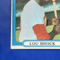 1972 Topps – Lou Brock #200 EX St Louis Cardinals HOF