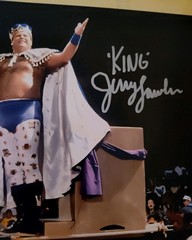 Jerry “King” Lawler Signed WWE 8×10 Photo w/ Prime Time Inscribed AUTOGRAPH COA
