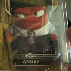 2025 Topps Pixar Chrome Anger #59 Wave /50 Gold