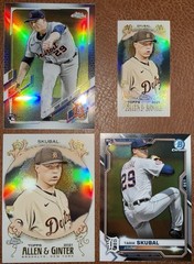 2021 Tarik Skubal RC Refractor Bowman Chrome Topps Chrome Allen & Ginter Rookie