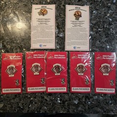7 2004 St. Louis Post Dispatch/ At&t Cardinals Players Pin Collection 2004 WS