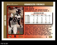 1997 Topps #201 Jake Reed Vikings Grambling 8 – NM/MT