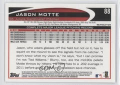 2012 Topps Chrome Retail Purple Refractor Jason Motte #88 0f8