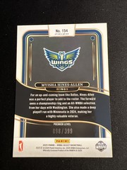 2025 WNBA Panini Select – Myisha Hines-Allen Red and Blue Prizm #98/399