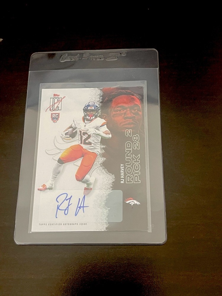 2025 Topps Signature Class RJ Harvey Rookie Autograph Denver Broncos #127