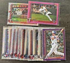 2025 Topps Baseball Parallels (Rainbow, Holiday Sun, SilverCrackle, Sand, Topps)