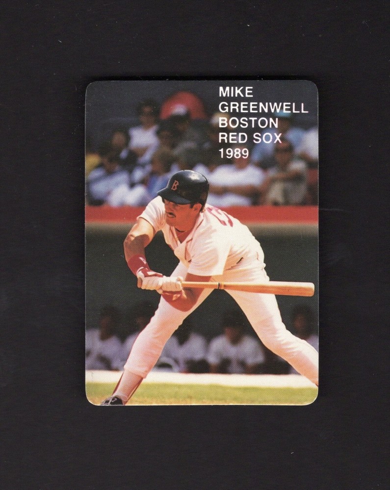 #2 MIKE GREENWELL, Boston Red Sox ~ 1989 BASEBALL ACTION SUPERSTARS CARD
