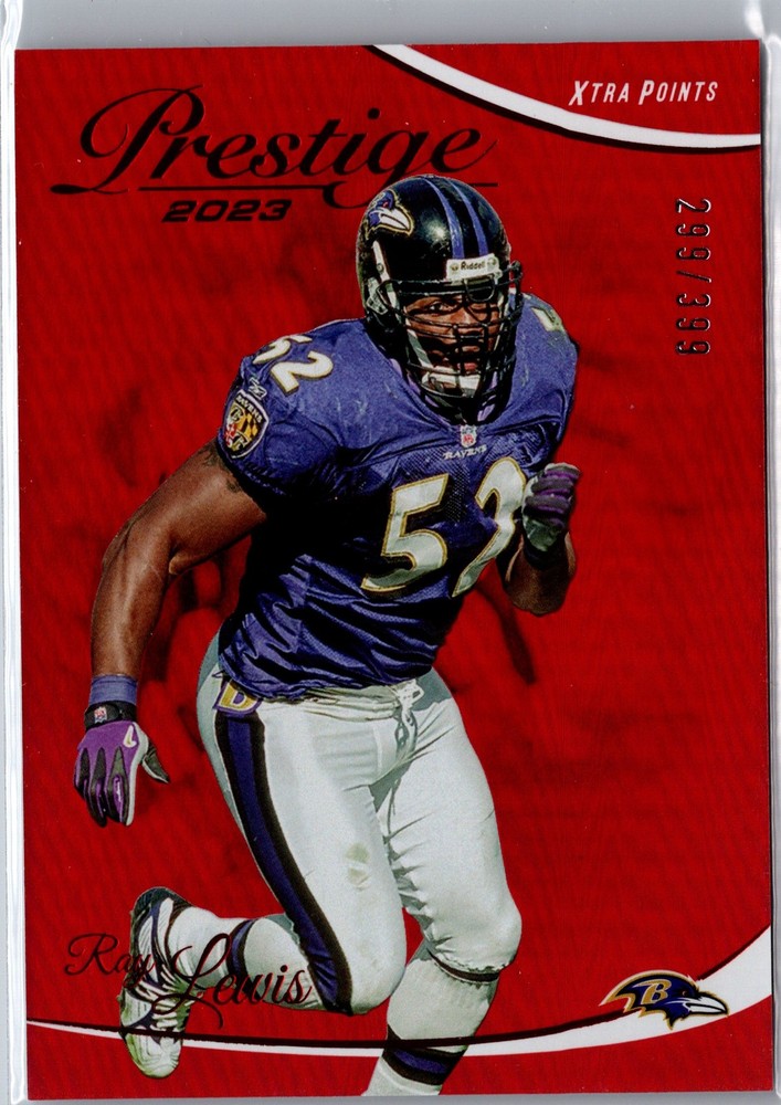 2023 Panini Prestige #28 Ray Lewis Xtra Points Premium Red #/399