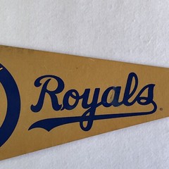 Vintage Kansas City Royals Pennant MLB