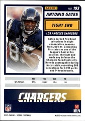2025 Score #193 Antonio Gates Dots Blue #/399