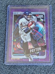 2024 Topps Cosmic Chrome – Walter Payton #16 Purple Nebula Refractor /150