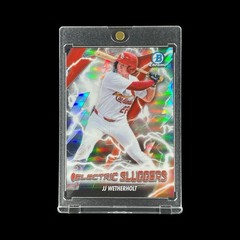 JJ WETHERHOLT ROOKIE LIGHTNING REFRACTOR 2026 Bowman Chrome Electric Sluggers